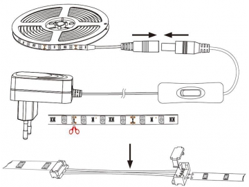 Flexible UV LED Tape Light