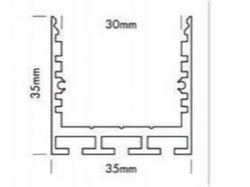 LED Strip T-Slot Aluminum Profile