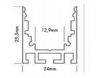 LED Strip T-Slot Aluminum Profile