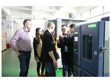 European client came for lab environmental testing chamber