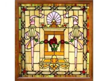 Stained Glass Cabinet Door