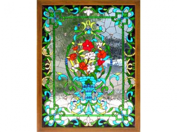 Stained Glass Cabinet Door