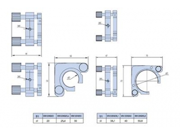 WN120EM Motorized Clear Edge Mirror Mounts