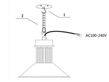 ​Hanging LED Light Fixture