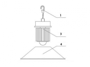 ​Hanging LED Light Fixture