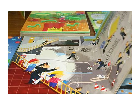 Board Book Pages Pasting & Glue Binding Line (2 side of board gluing without pull tab area)