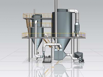 Fluid Bed Processor with Top spraying system for Agglomeration and Granulation