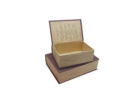 Book-type cover, magnetic box