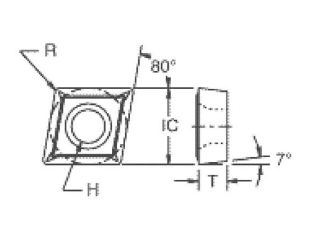 80 Degree Turning insert