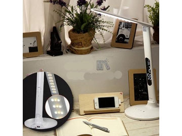 Foldable LED Desk Lamp, 8W Dimmable LED Table Lamp with LCD display