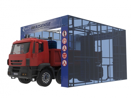 Drive-Through Bus Wash System  (4-Brush)