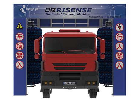 Drive-Through Bus Wash System  (4-Brush)