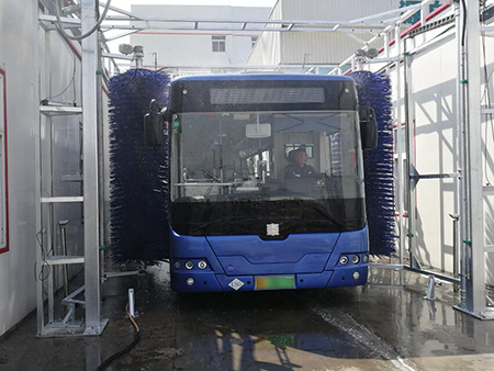 Drive Through Bus Wash System (5-Brush)