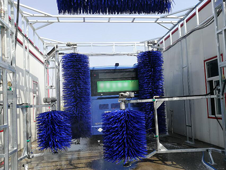 Drive Through Bus Wash System (5-Brush)