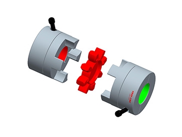 LK20-2 Jaw Coupling - Clamp Type