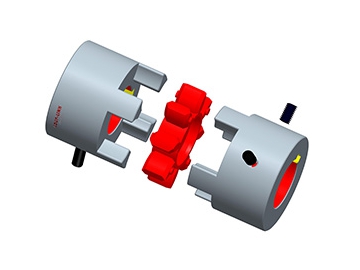 LK22 Jaw Coupling - Keyway Type