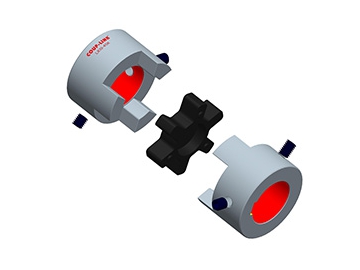 LK19 Jaw Coupling - Keyway Type