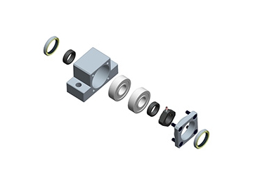 Ball Screw Support Unit, Type LEK Fixed Side