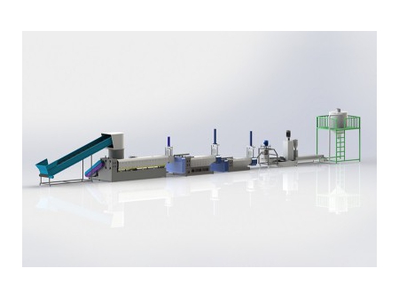 Compactor Type Plastic Pelletizing Line