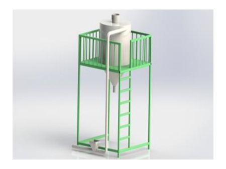 Plastic Pellet Storage Silo