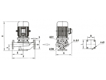 Vertical Centrifugal Pump, GDB Type Cooling Tower Pump