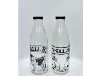 Glass Milk Bottle