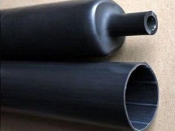 3:1 Semi-Rigid Dual Wall Heat Shrink Tubing  (Item HASR180, Black, Adhesive Lined Heavy Wall Tubing)