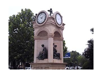 Post Clock for Streetscape