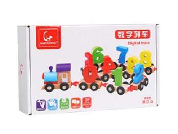 Wooden Train Toys for Toddlers