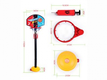 Hangable Basketball Hoop And Ball Set For Kid And Toddler