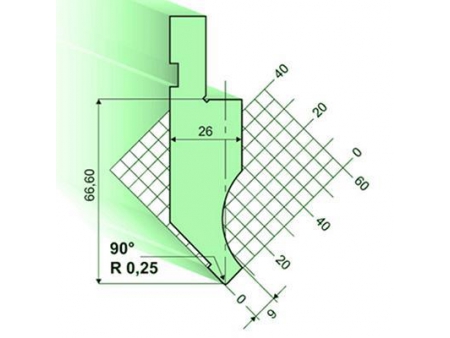 90°Punches/top-tools, Amada Press Brake Tooling