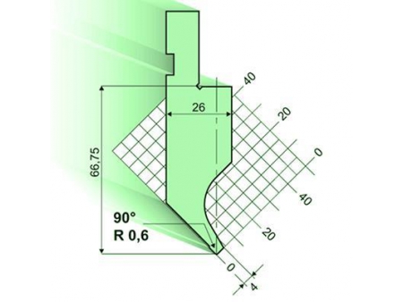 90°Punches/top-tools, Amada Press Brake Tooling