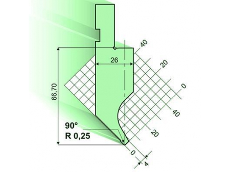 90°Punches/top-tools, Amada Press Brake Tooling
