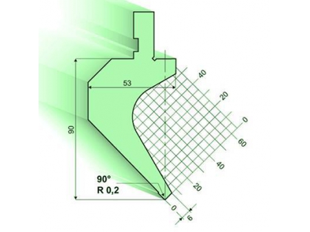 90°Punches/top-tools, Amada Press Brake Tooling