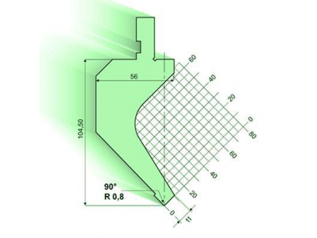 90°Punches/top-tools, Amada Press Brake Tooling