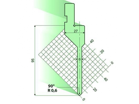 90°Punches/top-tools, Amada Press Brake Tooling