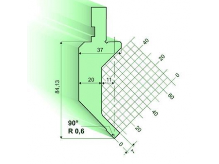 90°Punches/top-tools, Amada Press Brake Tooling