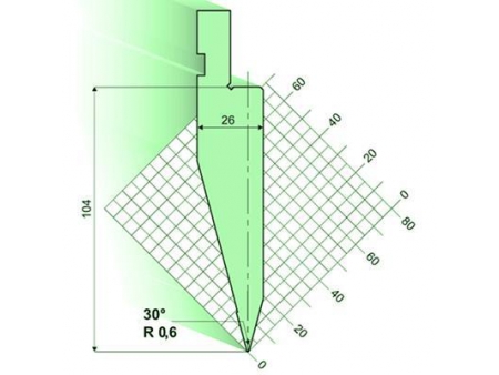 30°Punches/top-tools, Amada Press Brake Tooling