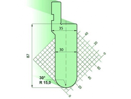 30°Punches/top-tools, Amada Press Brake Tooling