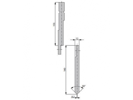 90°Punches/top-tools, Amada Press Brake Tooling