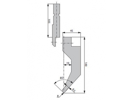 85°Punches/top-tools, Amada Press Brake Tooling