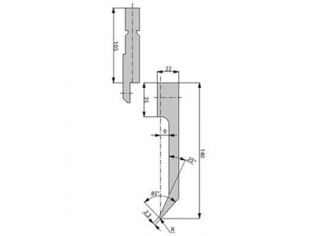 85°Punches/top-tools, Amada Press Brake Tooling