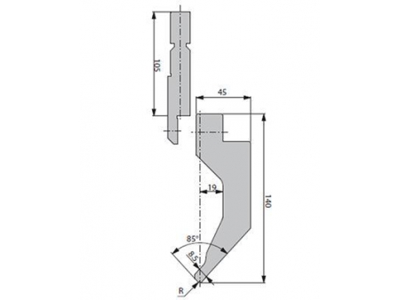 85°Punches/top-tools, Amada Press Brake Tooling