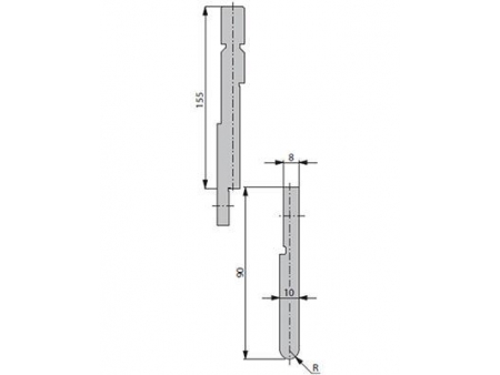 30°Punches/top-tools, Amada Press Brake Tooling