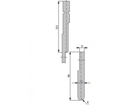 30°Punches/top-tools, Amada Press Brake Tooling