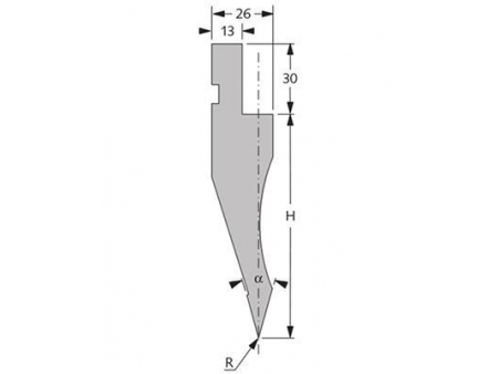 30°Punches/top-tools, Amada Press Brake Tooling