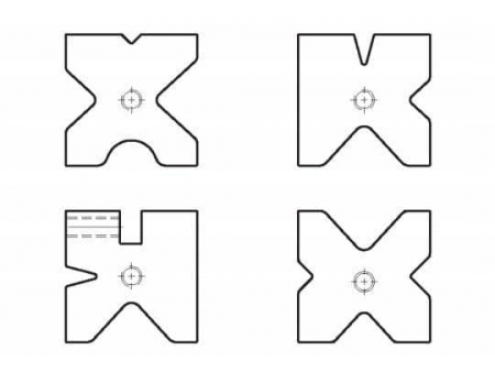 3 way and 4 way die, Amada Press Brake Tooling