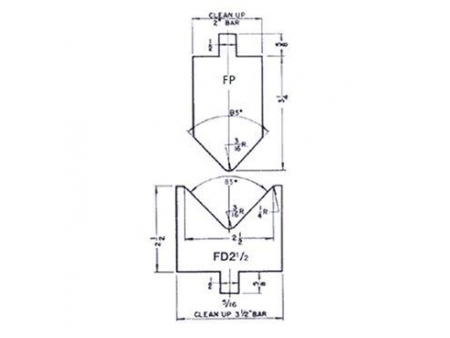 85° Forming Punches and Die Sets, Amada Press Brake Tooling