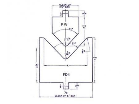 85° Forming Punches and Die Sets, Amada Press Brake Tooling