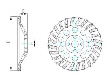 Diamond Cup Grinding Wheel